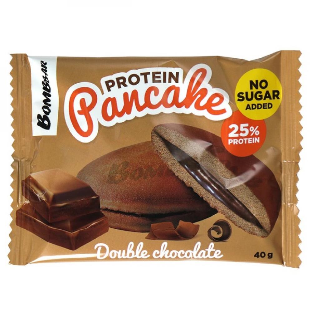 BOMBBAR Protein Pancake 40g Double Chocolate bombbar low calorie cookie 40g chocolate brownies