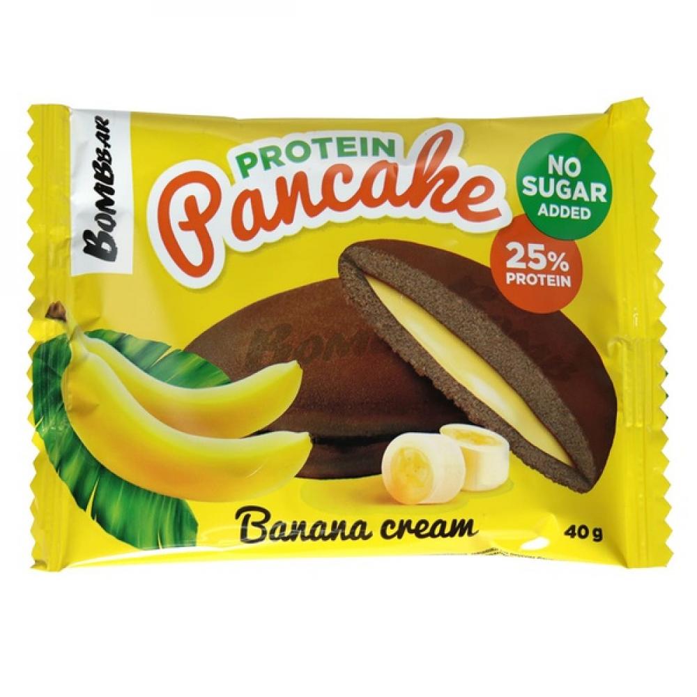 meadows banana date bar 40g BOMBBAR Protein Pancake 40g Banana Cream