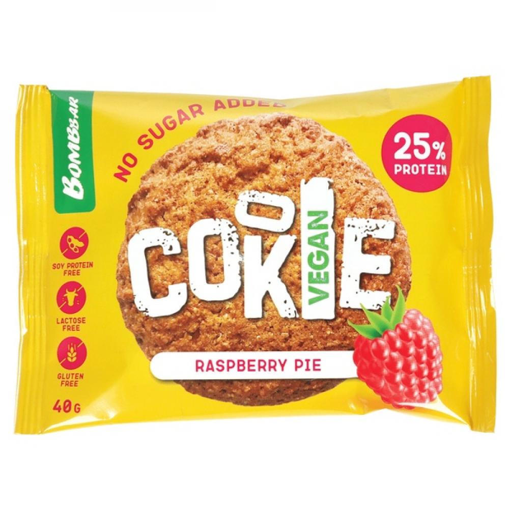 цена BOMBBAR VEGAN Protein Cookie 40g Raspberry
