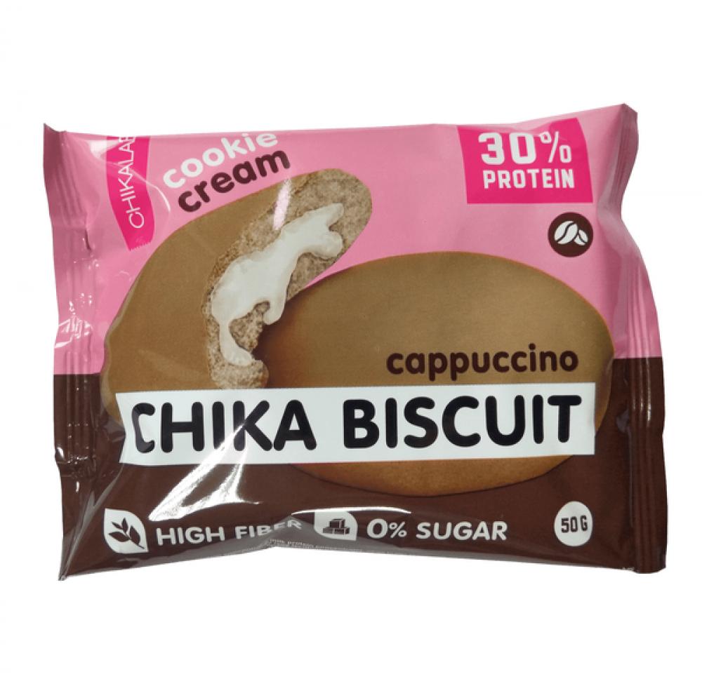 chika biscuit protein biscuit 50g forest raspberry Chika Biscuit Protein Biscuit 50g Cappuccino