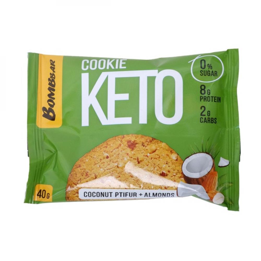 Bombbar Keto Cookies With Coconut Pitfur And Almonds mom s natural foods cookies brownie 1 piece