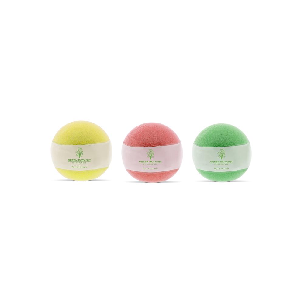 Green Botanic Bath Bomb, 100 Gm 80% hot sale 6pcs set bath tablets smoothing your skin stress relief portable bath bombs aromatherapy shower steamers for bathtu