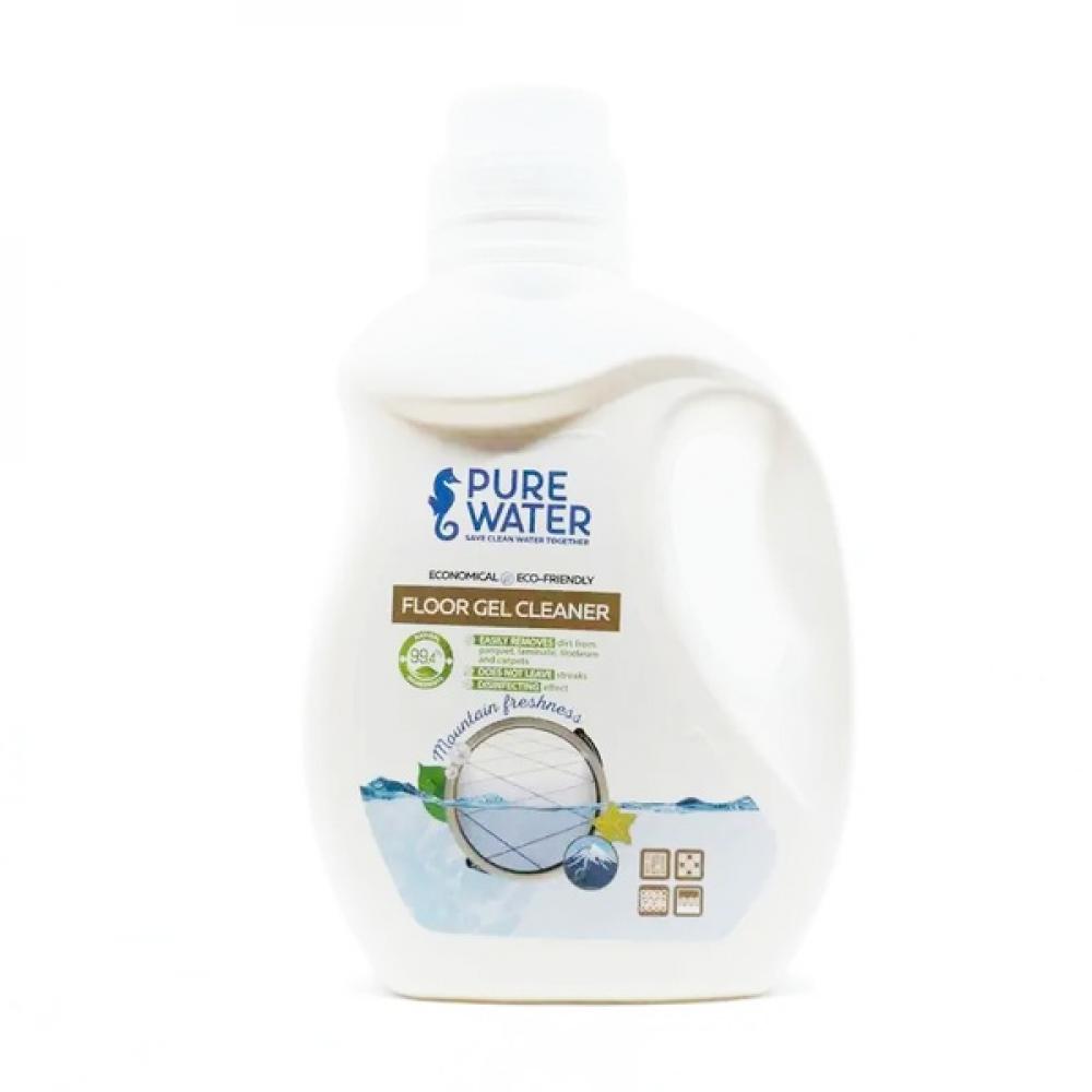 Pure Water Floor Gel Cleaner Mountain Freshness By 1000 Ml 125 pcs of eco friendly biodegradable plate 11 inch disposable made from 100% sugarcane pulp natural alternative to paper plastic and foam plate ev
