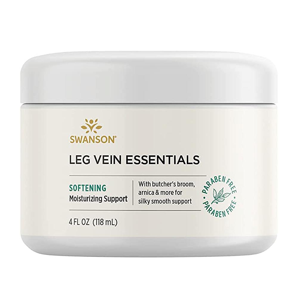 Swanson Leg Vein Essentials Cream, 118 ML swanson brain essentials memory support 60 veggie capsules